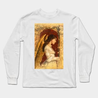 Pre-Raphaelite Fresco Angel Long Sleeve T-Shirt